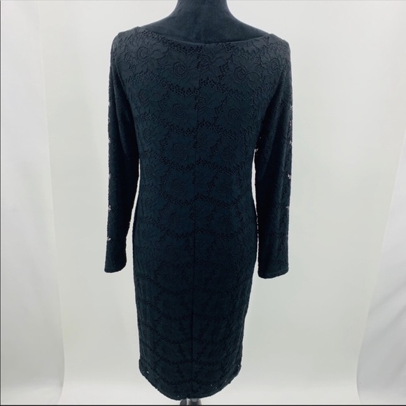 Ingrid & Isabel Black Lace Maternity Dress - Picture 6 of 6